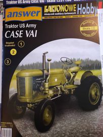 Model kartonowy Answer traktory CASE VAI dwa modele 1:25 i 1:33