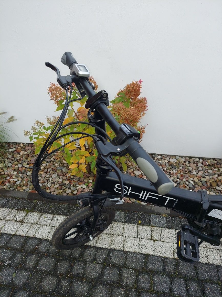 Goclever City Rider Shift Czarny 2018 rower elektryczny składak