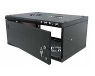 Szafa Instalacyjna RACK 19" 4U 350mm Wisząca Metalowe Drzwi Stalflex