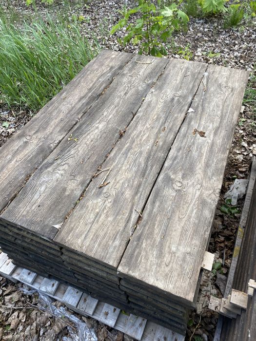 Тротуарная плитка бетонная доска