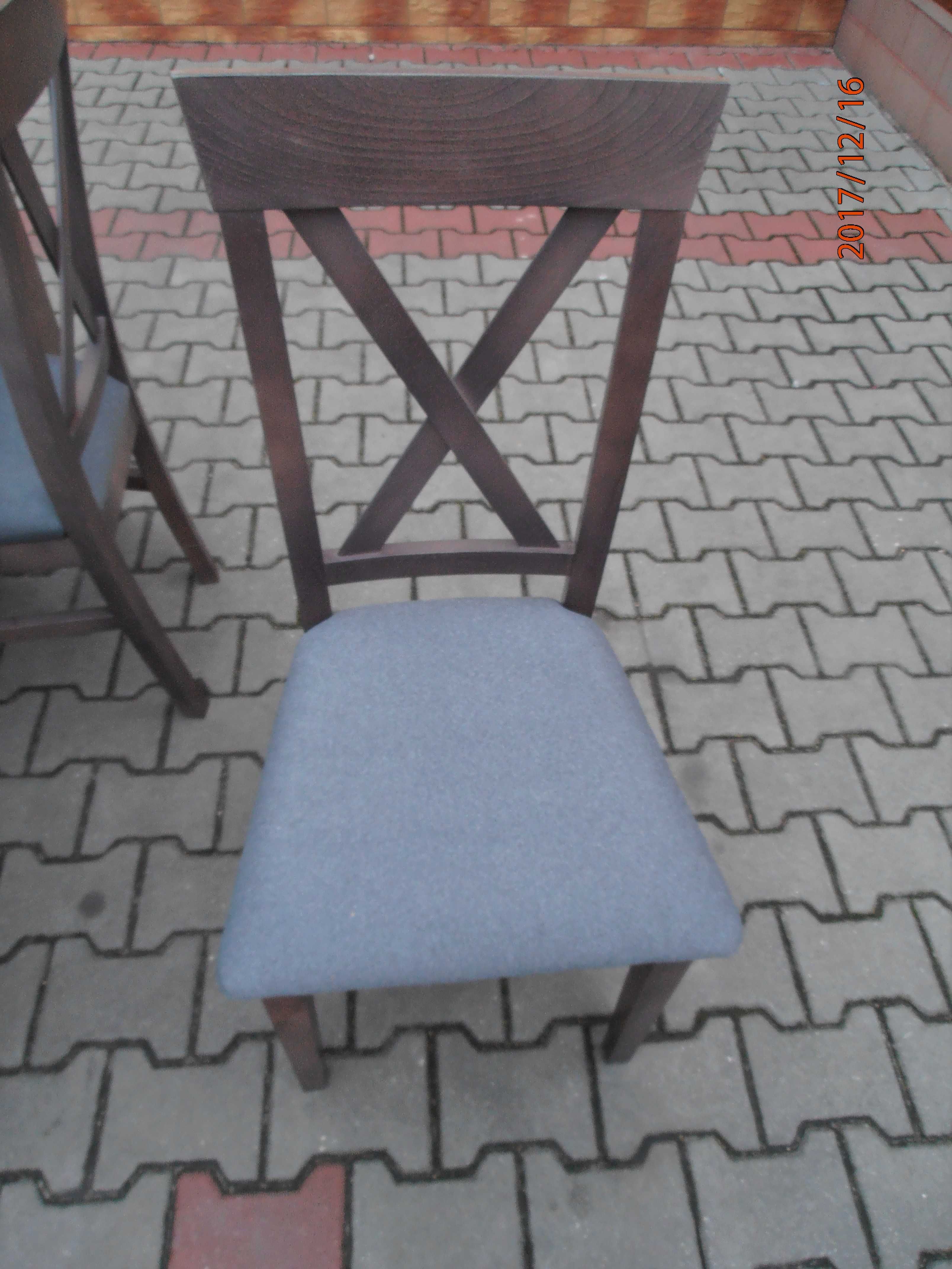 Krzesła ,tkanina,skóra naturalna