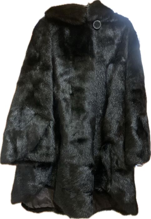 Норкова шуба (сурок) великого розміру. Ог-130