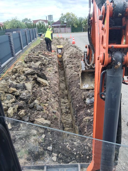 Usługi minikoparki koparki wywrotka wynajem prace ziemne