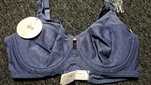 Biustonosz triumph florale w rozmiarze 75C, niebieski minimizer