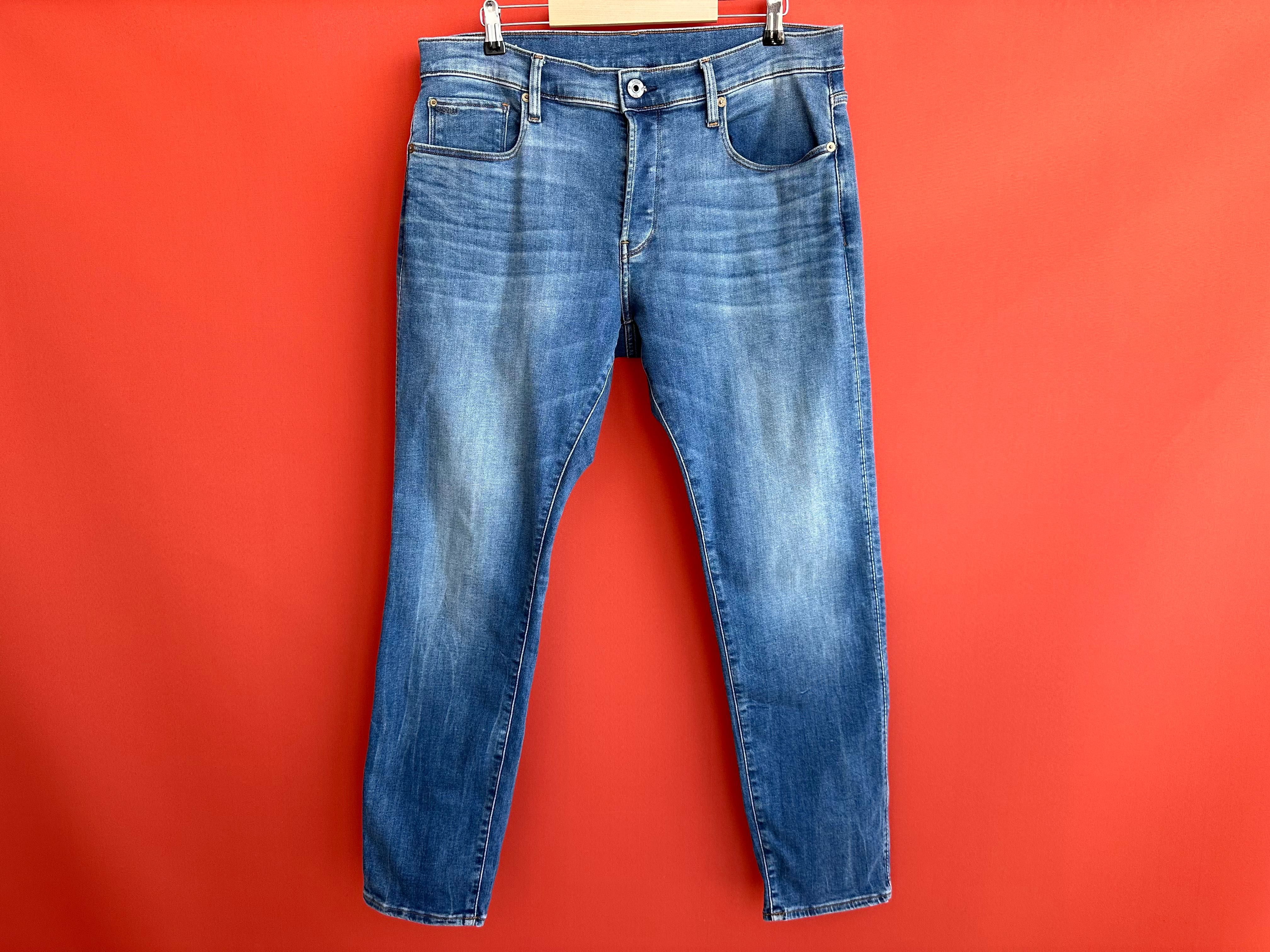 G-Star Raw 3301 Slim оригинал мужские джинсы штаны размер 34 Б У