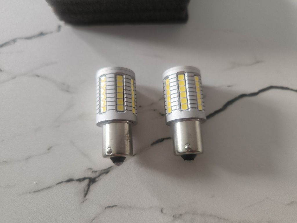 Żarówki LED P21W 30w 2szt Canbus bardzo mocne DRL wsteczne