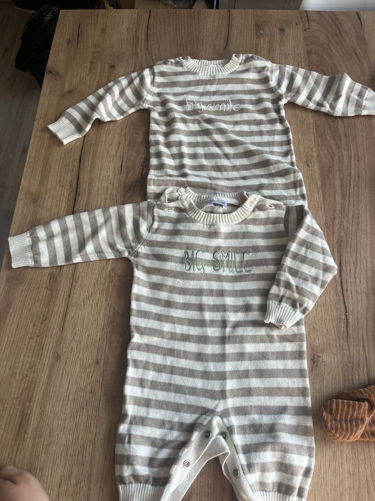 Paka zesatw ubrań niemowlęcych Ergee sinsay  kik 50-62 cm