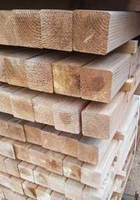 Drewno konstrukcyjne strugane tarcica 7x7cm impregnowane