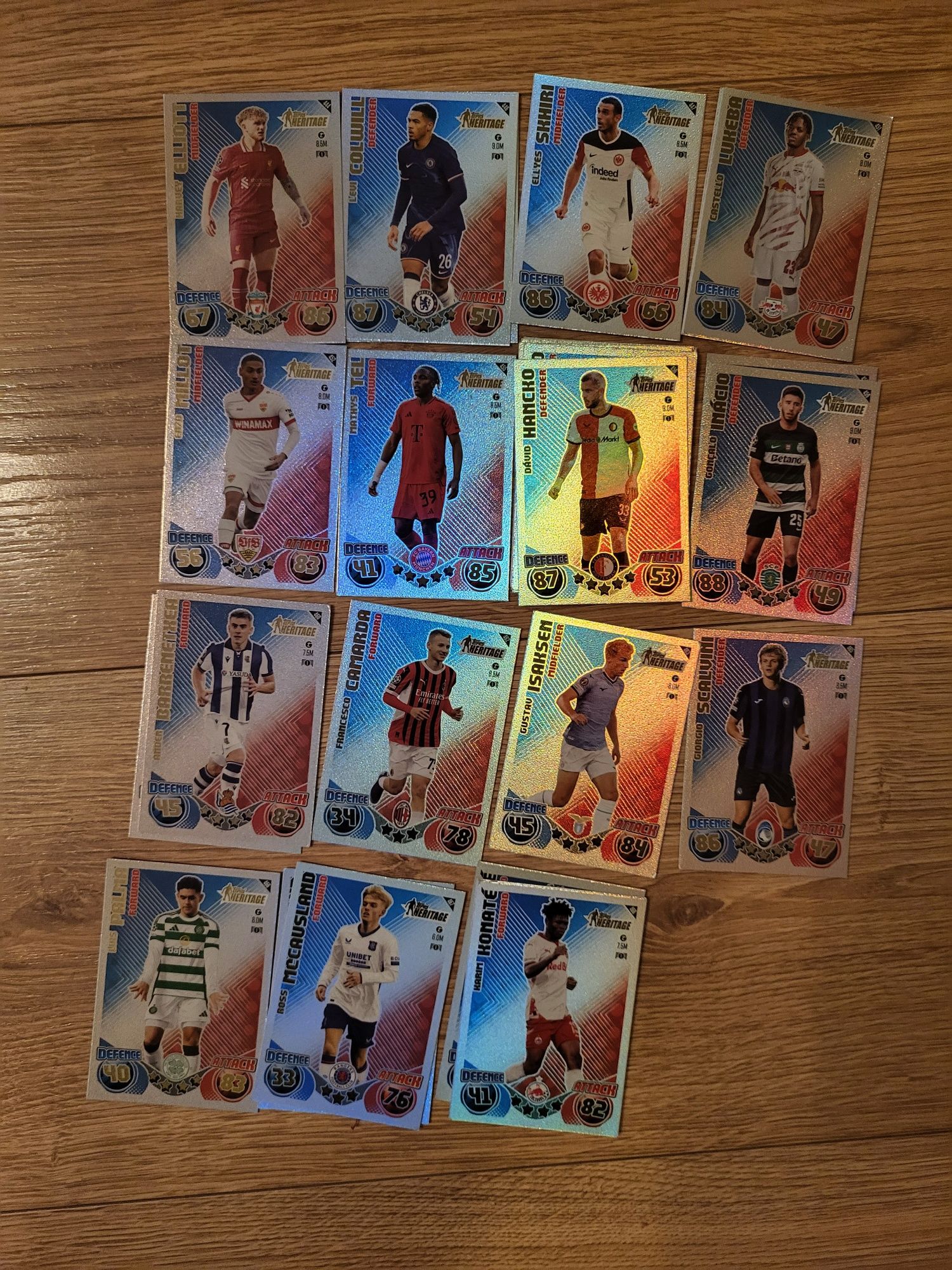 Karty match attax 2024/2025 Heritage