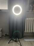 Statyw sbs  z lampą ring light + pilot Bluetooth