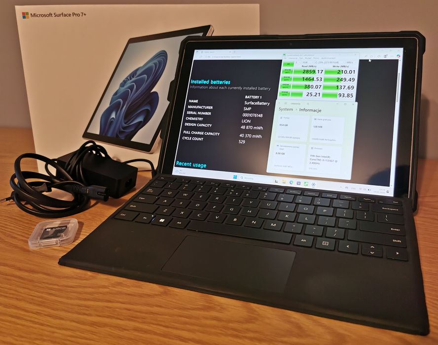 Microsoft Surface Pro 7+ i5-1135G7 8GB RAM