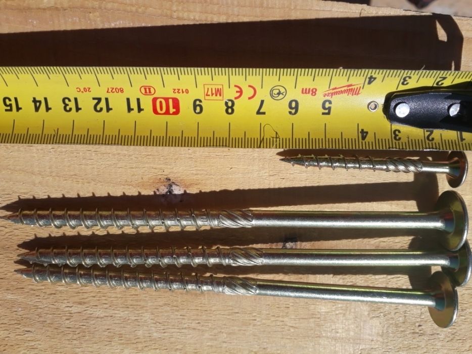 Шуруп 8/100мм ПШ по дереву torx.Конструкційний шуруп.