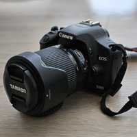 Canon EOS 500D + canon EF-S 18-55mm + tamron 18-200 mm