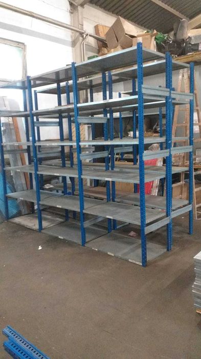 wytrzymałe regały magazynowe 60 × 120 cm do magazynu sklepu zaplecza