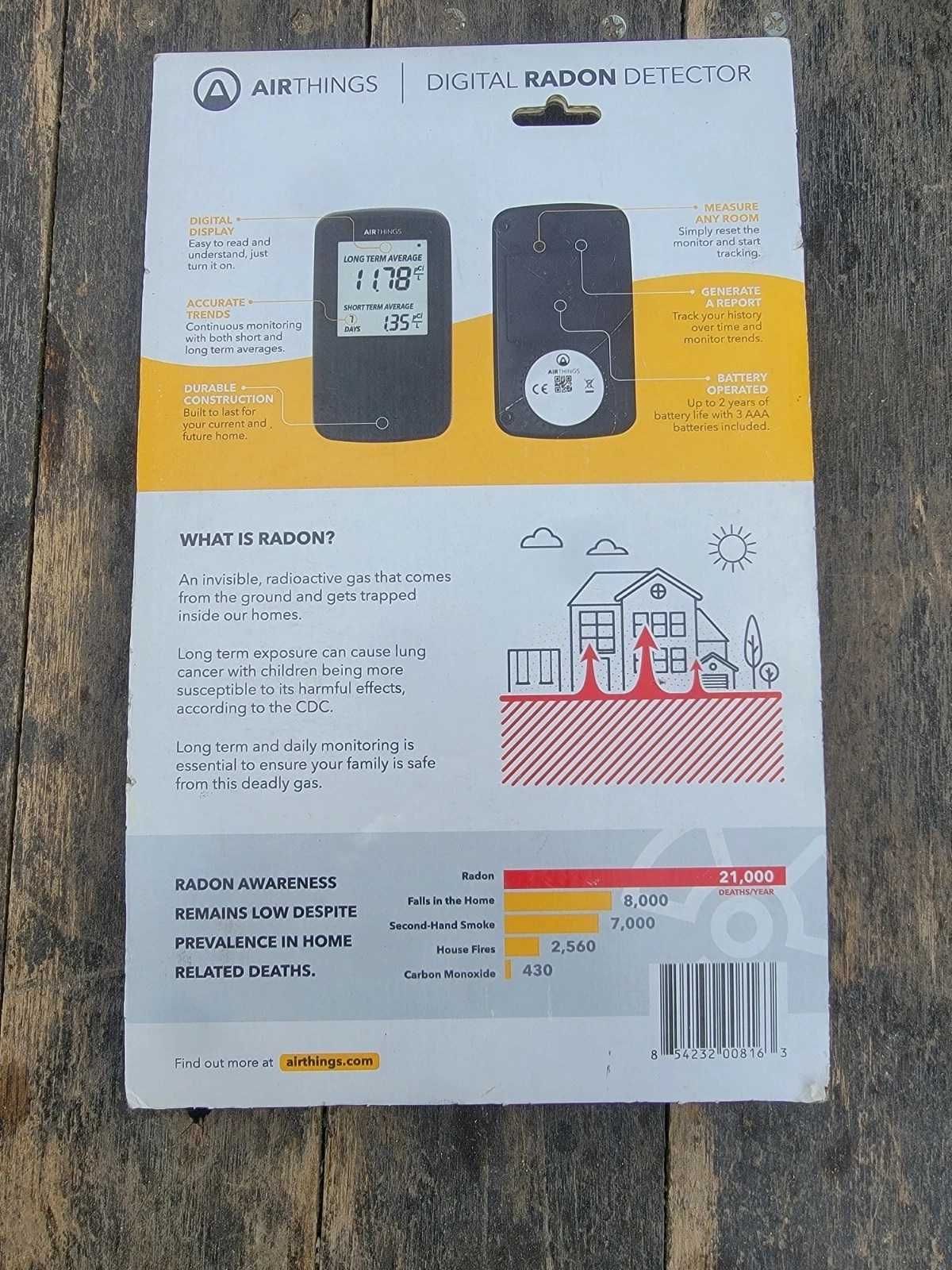 Airthings Corentium Radon Detector 2350: захистіть житло від радону