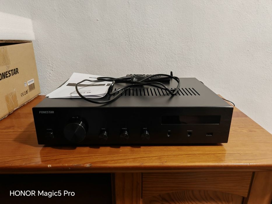 Fonestar Amplificador Estéreo Bluetooth/USB/FM