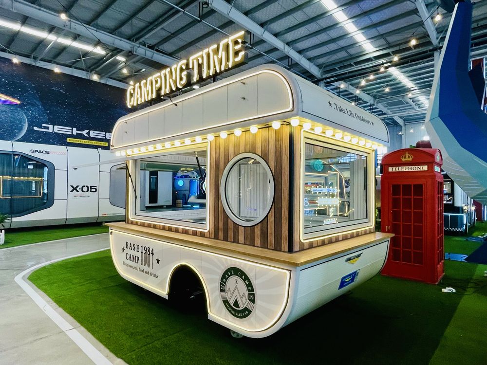 Eletrico kiosque food Truck