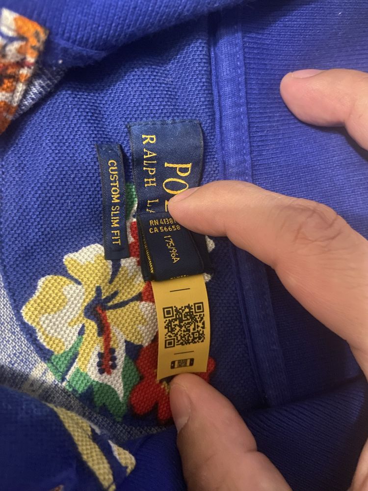 Koszulka polo Ralph Lauren, oryginalna z certyfikatem (kod QR)