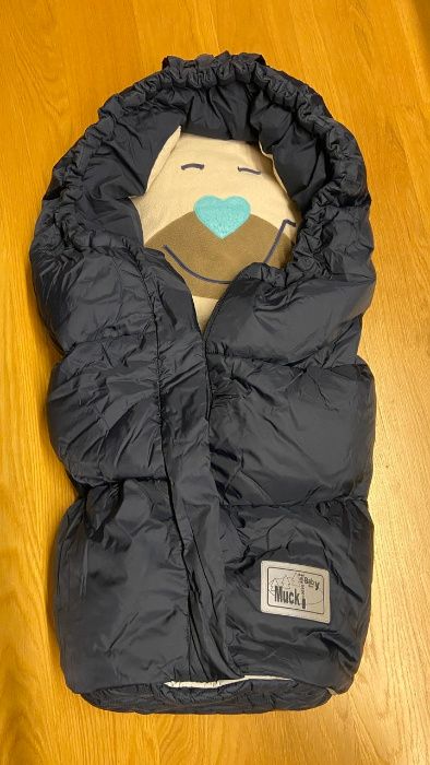 Śpiworek do wózka Odenwälder Mucki Baby Nest - granatowy