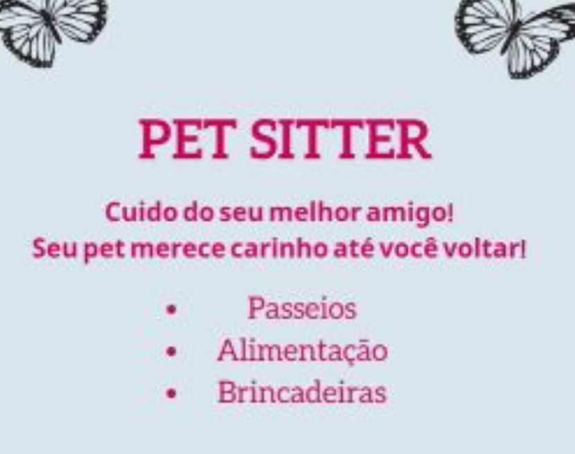 Serviços PET SITTER