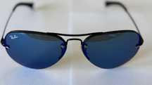 Ray-Ban Black Blue Mirror