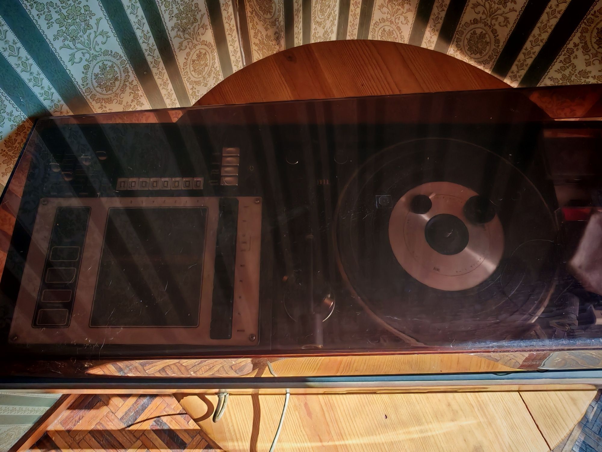 Gira discos vinil mais arruda com carrinho