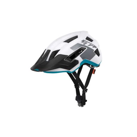 Kask rowerowy KTM FACTORY ENDURO II biały/srebrny rozm 54-58