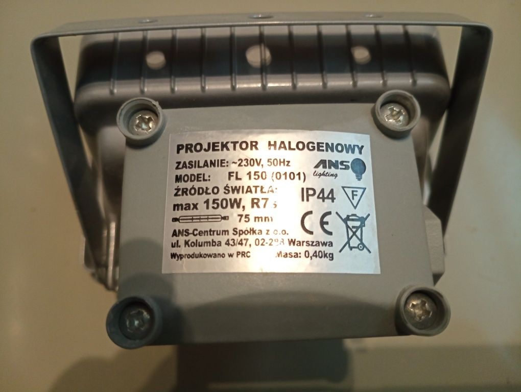 Projektor halogenowy FL 150 oprawa halogenowa nowa