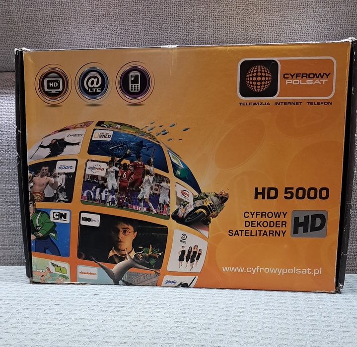 Cyfrowy decoder satelitarny Cyfrowy Polsat HD 5000
