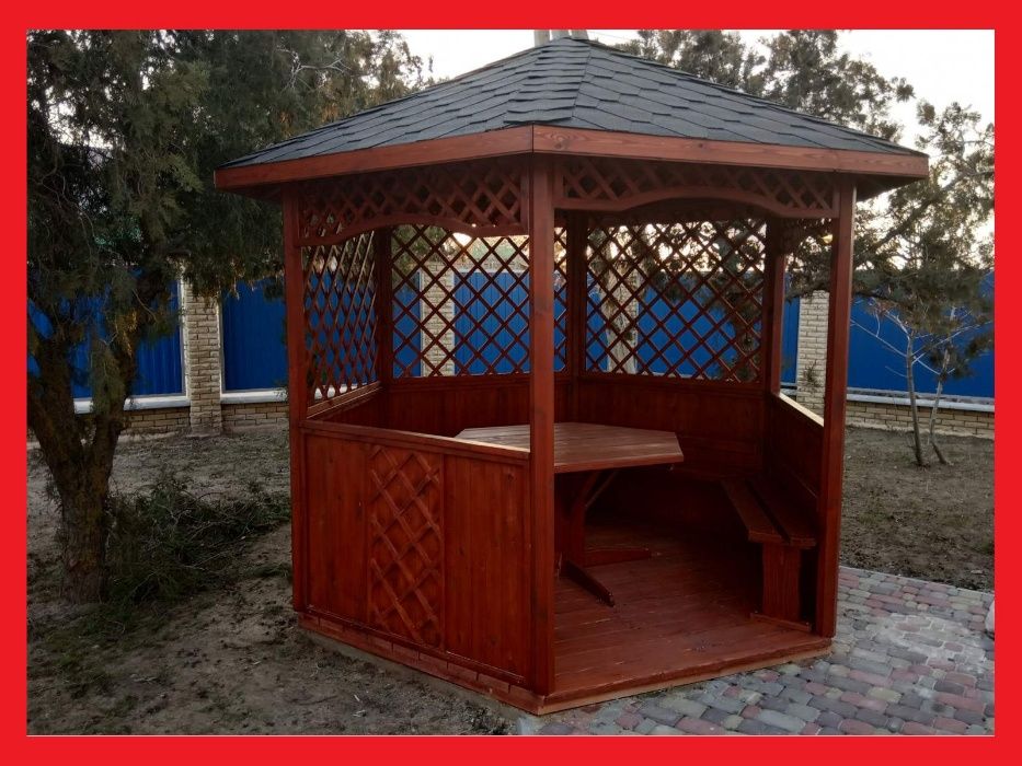 БЕСЕДКИ!!! Альтанки, навесы. Дерево, металл, комбинированные