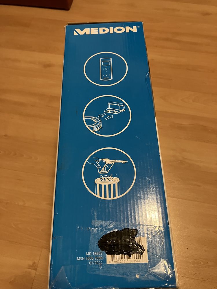 Robot sprzątający odkurzacz samobieżny Medion jak iRoomba nowy