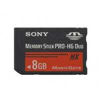 SONY Memory Stick Pro - HG Duo, 8GB HX MagicGate, Cartão Memória, Foto