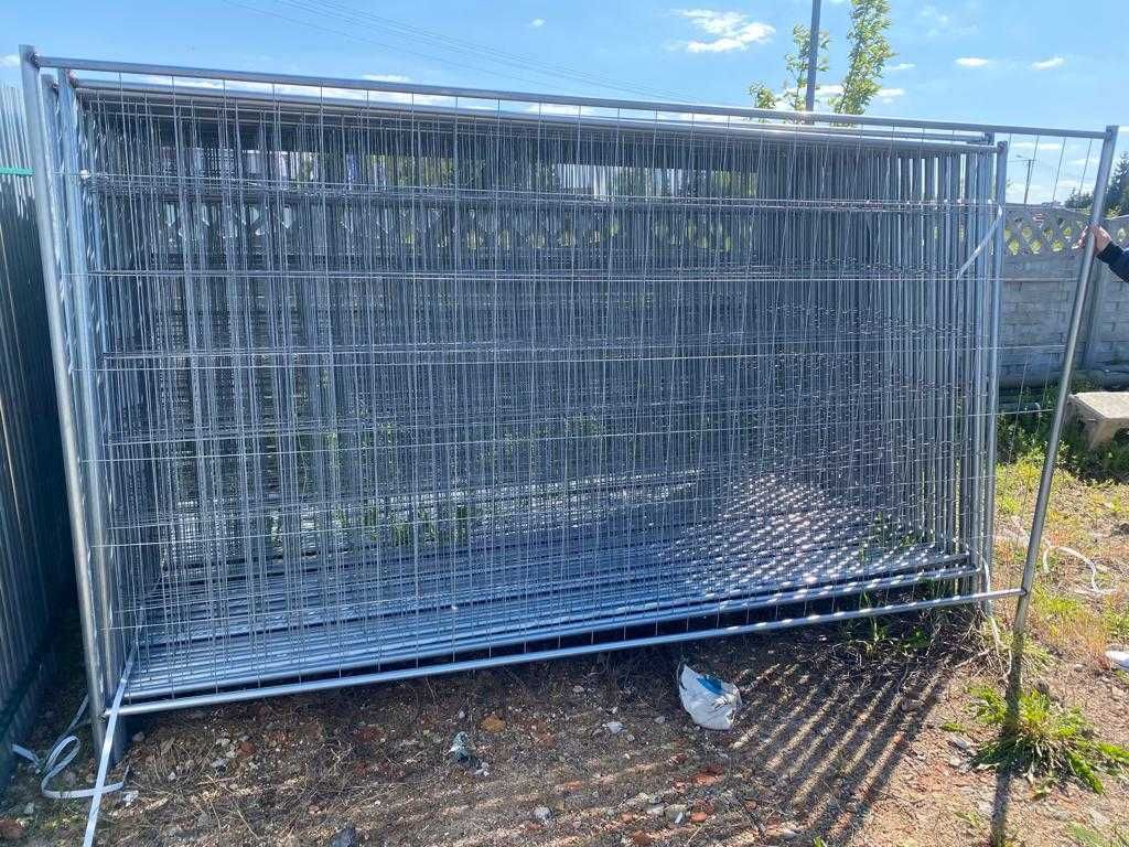 Ogrodzenie tymczasowe 3,50 x 1,20 niskie spawane wysoka jakość stopa
