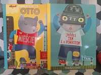 Książki Otto w mieście i Otto jeździ tam i z powrotem