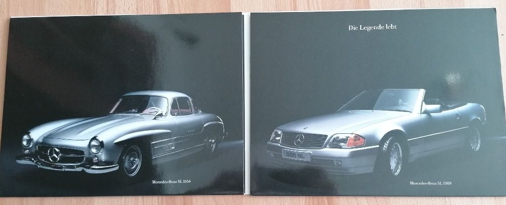 Prospekt Mercedes SL R129 Teczka+2 x prospekty -RAR-