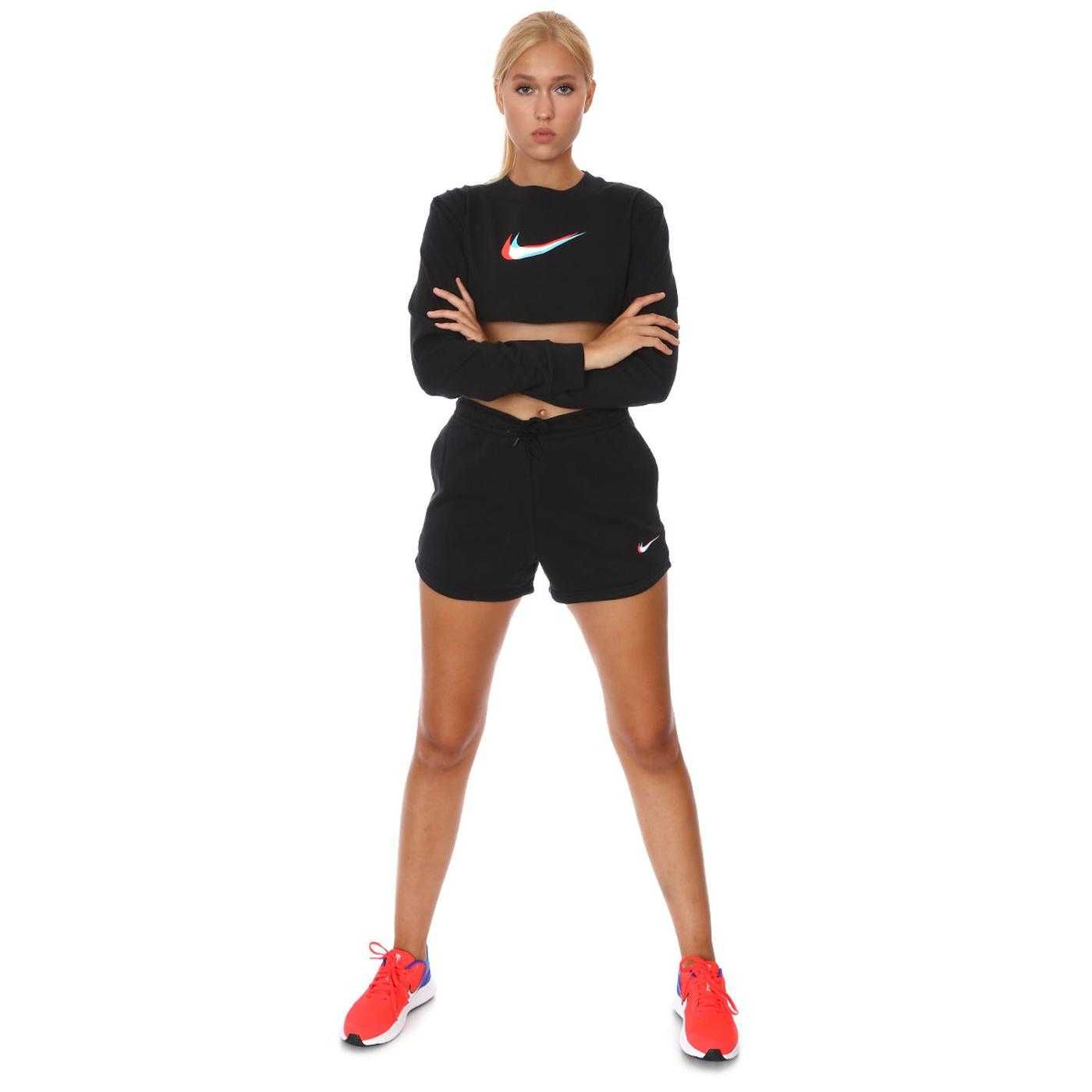 NIKE Crop Damski z długim rękawem Roz L Oryginalna Bluza Koszulka