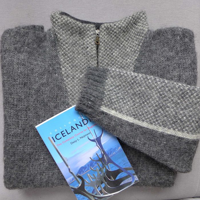 ISLANDZKI SWETER wełniany [100% wełna islandzka] XL XXL 2XL Islandia