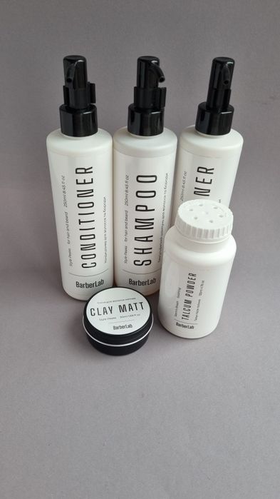 Подарунковий набір чоловічої косметики для бороди та волосся