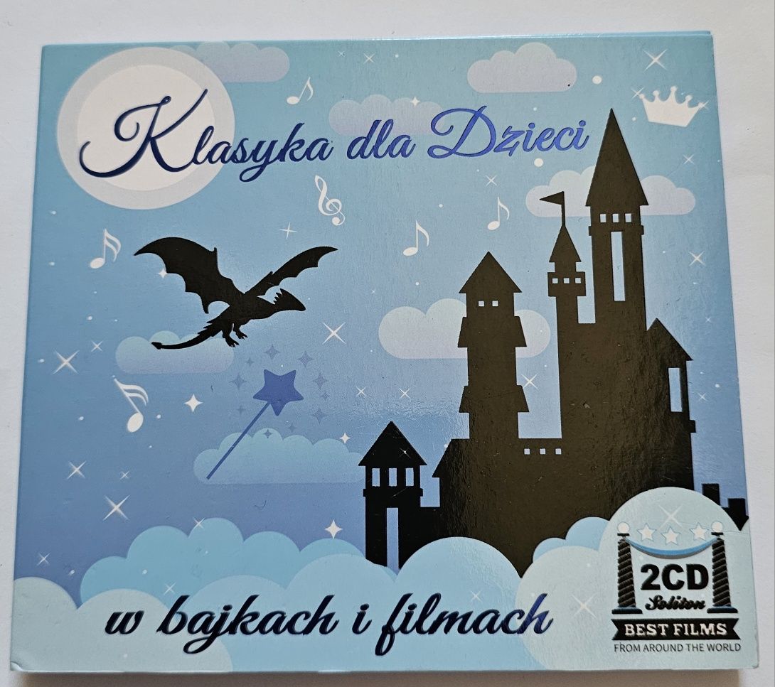 Klasyka dla dzieci w bajkach i filmach 2 płyty CD muzyka klasyczna