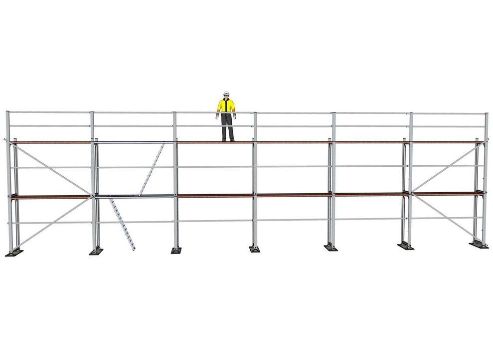 Super komplet na rusztowanie 110m2 6m wysokości, Poznańskie