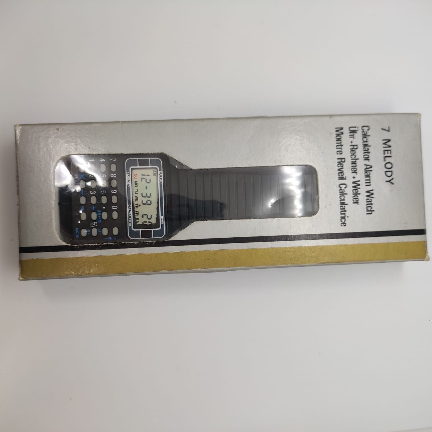Zegarek z kalkulatorem 7 melodyjek PRL