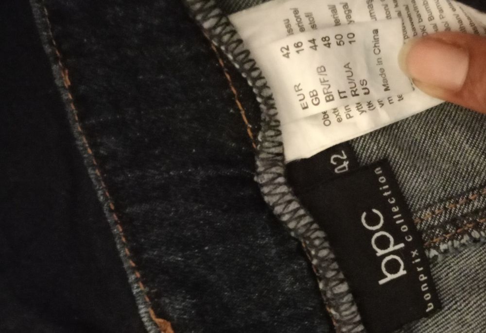 Spodnie damskie Jean ciąży