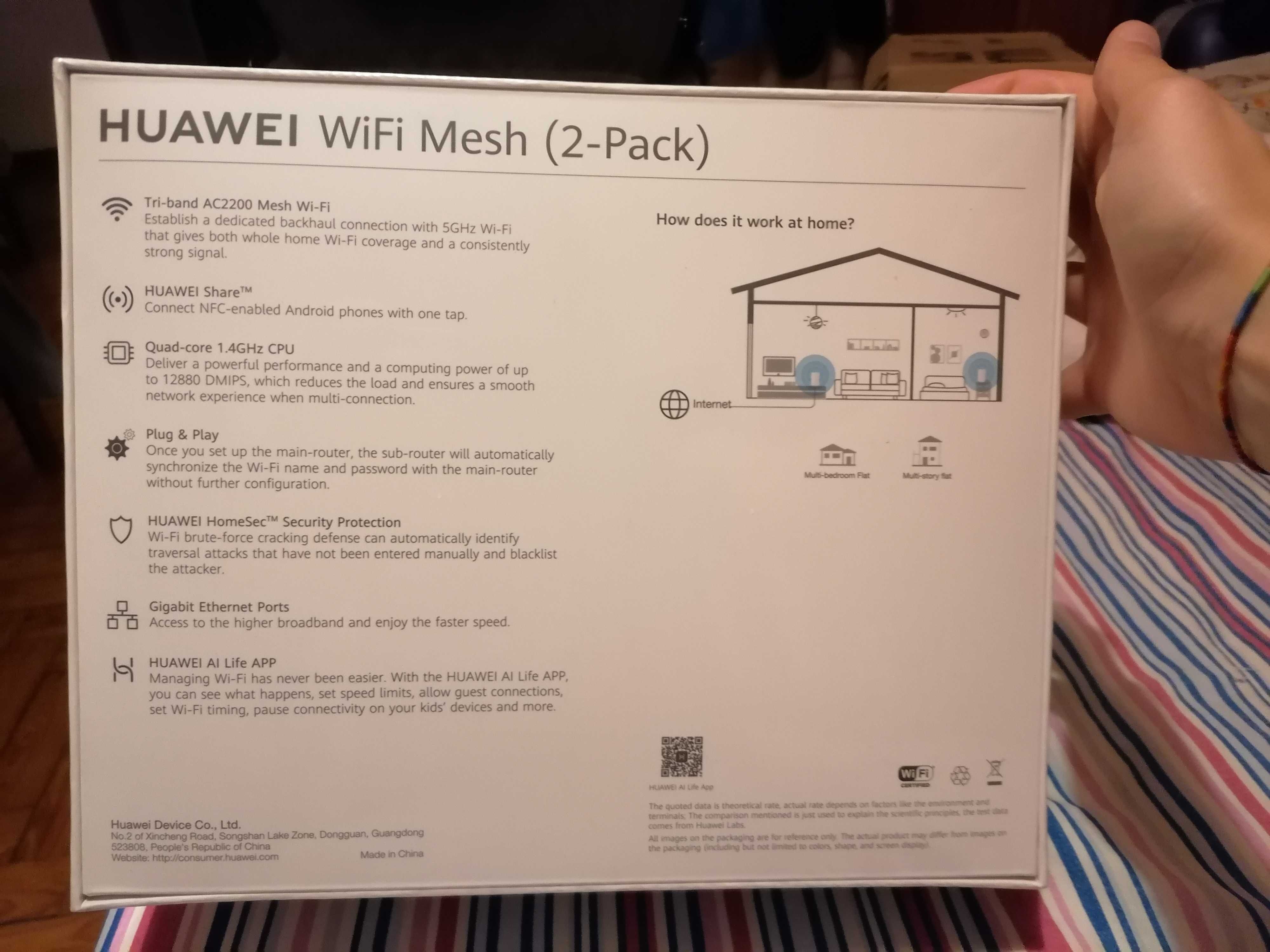 Huawei Wifi Mesh (2-Pack) NOVO SELADO