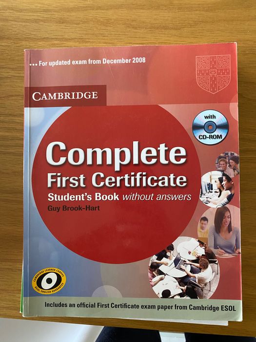 Livros First Certificate in English preparação