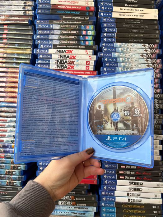 Гра Tom Clancy’s The Division 2  на ps4, диск з грою на пс 4, ліцензія