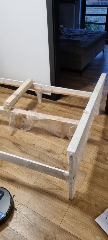 łużko nowe  białe