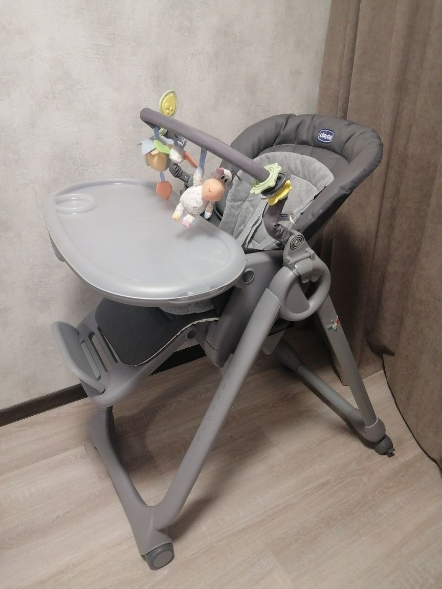 Стільчик для годування Chicco Polly Magic Relax Gray