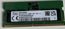 Pamięć DDR5 SODIMM 8GB 1Rx16 PC5 - 5600B PN:HMCG66AGBSA095N
