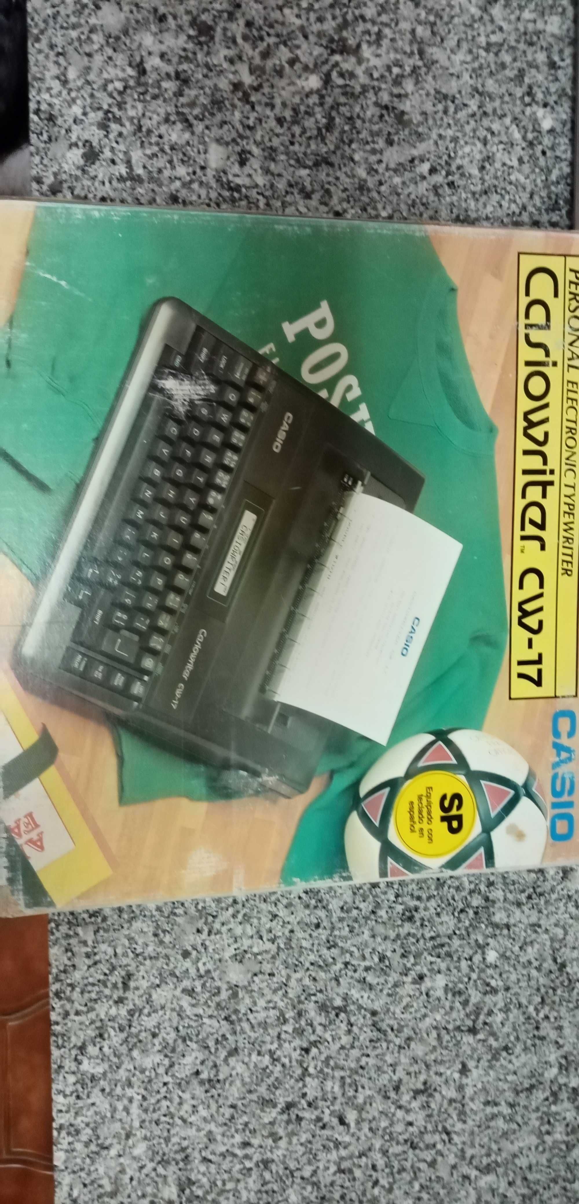 Maquina de escrever Casio Writer CW-17