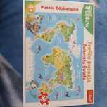 Puzzle trefl Trefliki poznają zwierzęta świata
